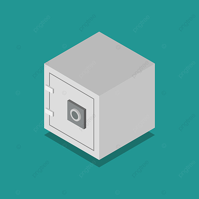 pngtree-isometric-safe-on-a-white-background-png-image_2108599